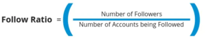 Follow Ratio Formula for Social Media Accounts